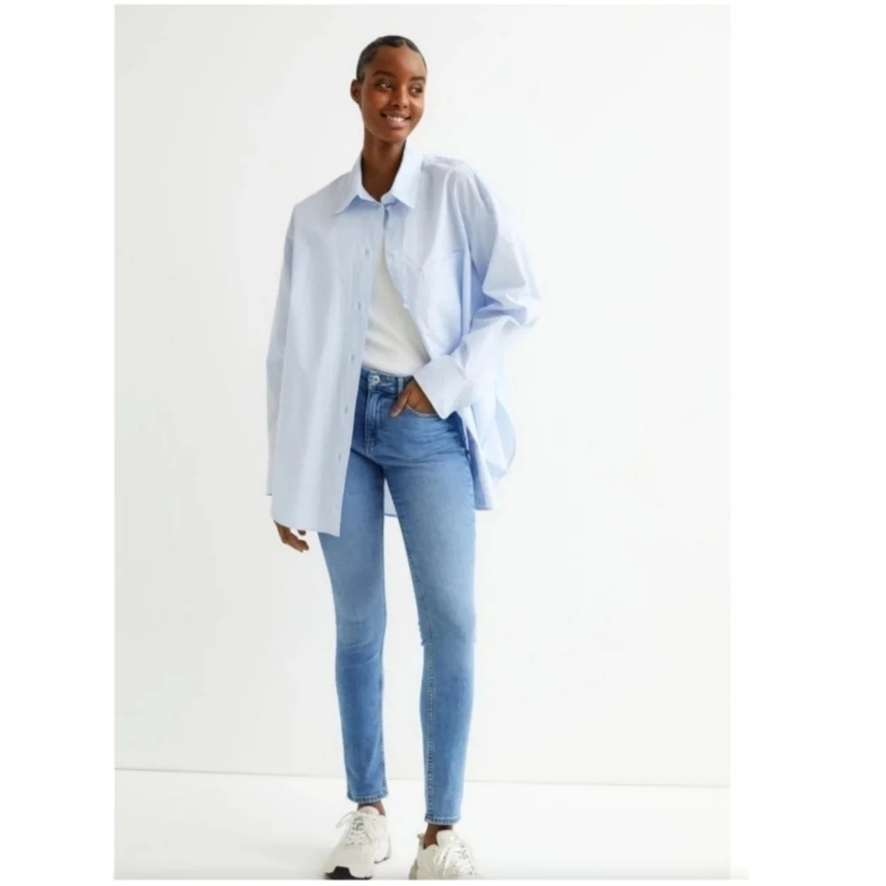H&m skinny jeans regular waist‎
